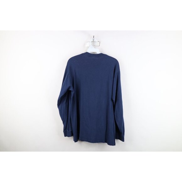 Vtg Nike Mens S Travis Scott Center Swoosh University of Michigan T-Shirt Blue - Picture 14 of 16